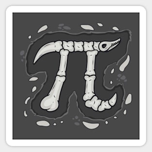 Pi-leontology Cool Pi Day Math Paleontology Gift Sticker